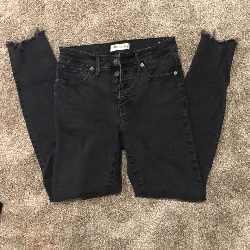 Madewell 9” High-Risk Skinny. 26.